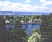 The Mt. Tabor reservoir is located in the Mt. Tabor Park.