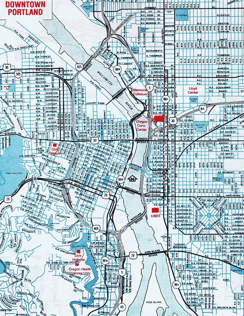 Portland Street Map