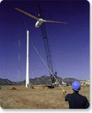 Photo of a Proof-of-concept Turbine. The National Wind Technology Center, located at the foot of the Rocky Mountains near Boulder, Colorado, is a world-class research facility managed by the National Renewable Energy Laboratory for the U.S. Department of Energy. 