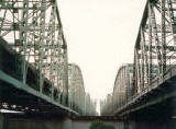 Interstate Bridge links Portland and Vancouver, Washington.