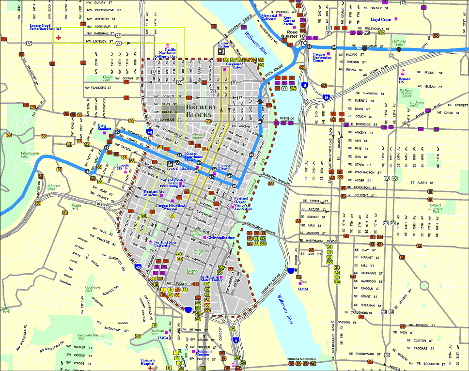 Portland Transit Map