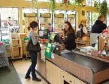 Checking out at the Food Front in Hillsdale.